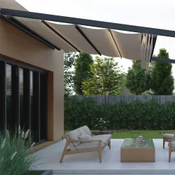 Onviz электр жетегі бар сыртқы пергола