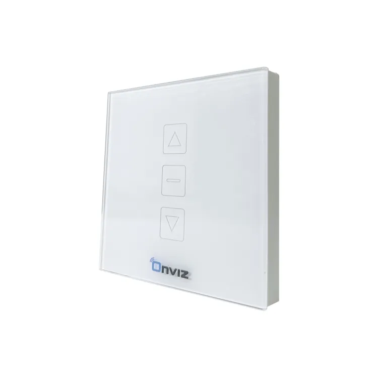 Сенсорлық басқару панелінің қабырғасы 1 арна ақ Onviz